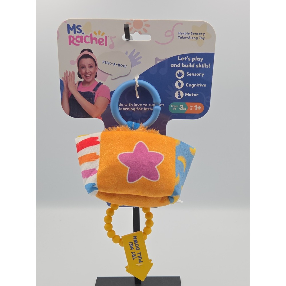 Ms. Rachel Official Herbie Sensory Take-Along Toy, 1, Take Along Toy